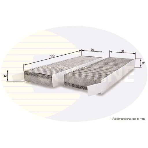 Comline Cabin Air Filter (Pollen Filter) EKF170A