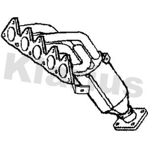 Klarius Catalyst Type Approved With Pipe Front 322305