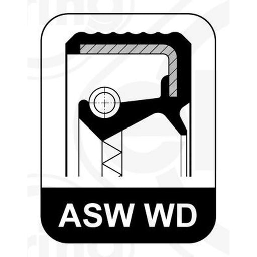 Elring Crankshaft Shaft Seal OD ID Wide 586.668