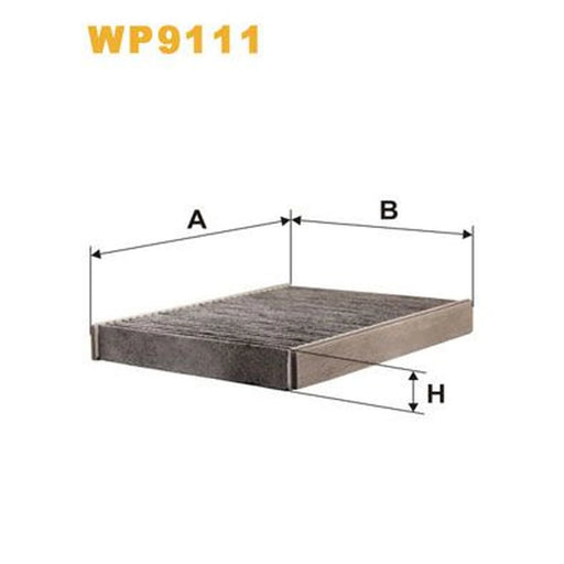 WIX Cabin Air Filter (Pollen Filter) WP9111