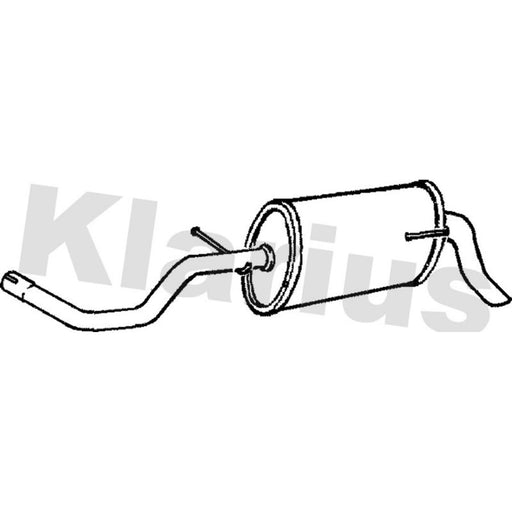 Klarius Box With Tail Pipe Rear VW511J