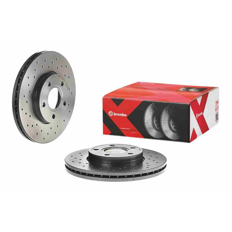 Brembo Xtra 2 x Perforated/Vented Front Brake Discs 09.9464.1X