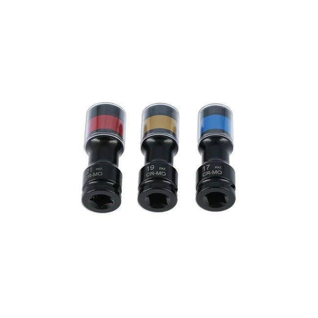Laser Tools Alloy Wheel Torsion Socket Set 3pc - PL