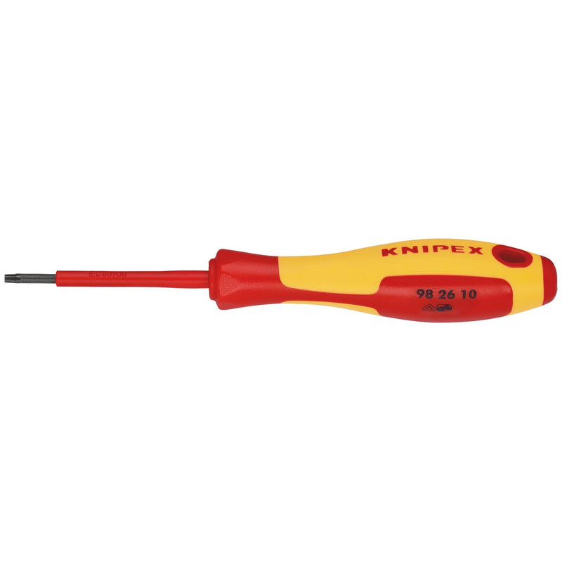 KNIPEX Torx Screwdriver TX10 60mm Insulated VDE 98 26 10