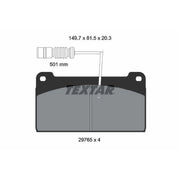 Textar Rear Brake Pad Set 2976502