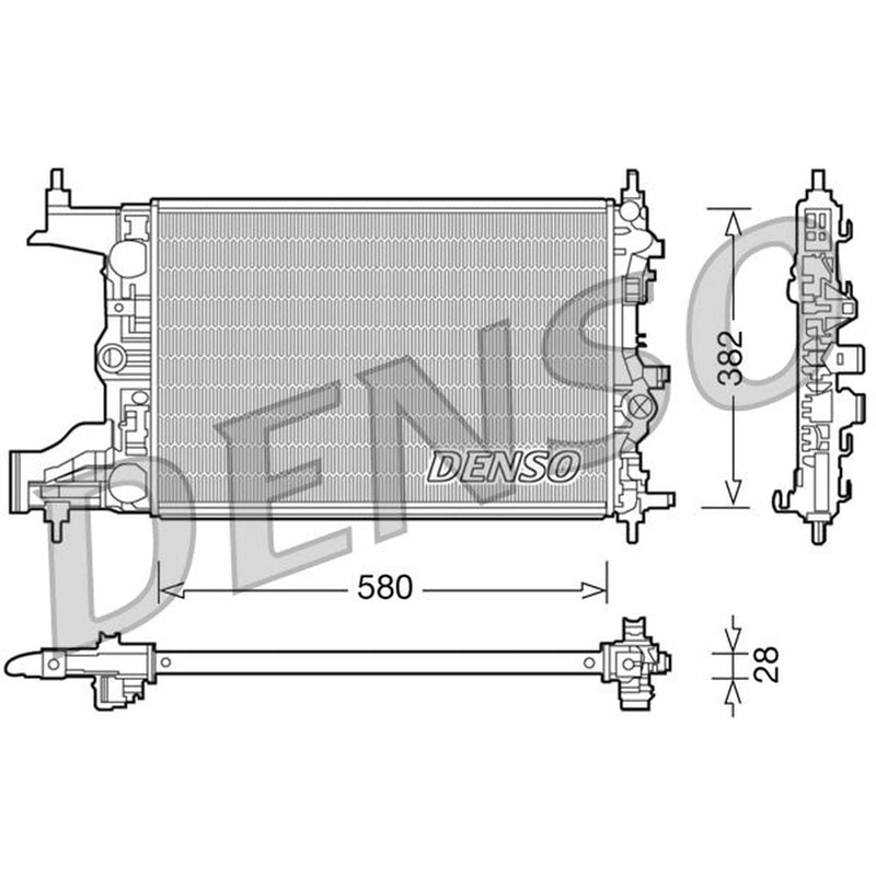 Denso Engine Radiator DRM20098