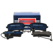 Borg & Beck 4 x Rear Brake Pad Set BBP2449
