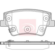 Apec Rear Brake Pad Set PAD2387