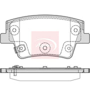 Apec Rear Brake Pad Set PAD2387