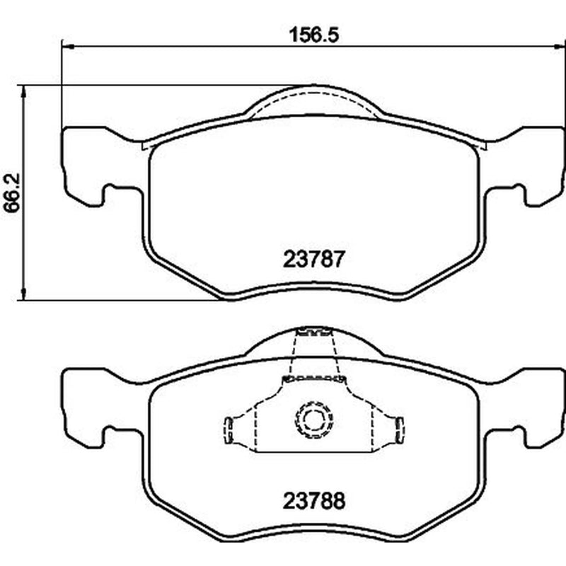 DON Front Brake Pad Set PCP1476