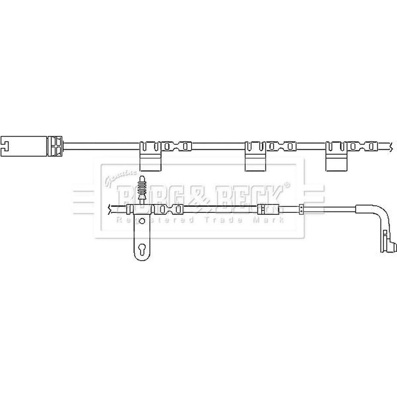 Borg & Beck Brake Pad Wear Sensor Front BWL3028