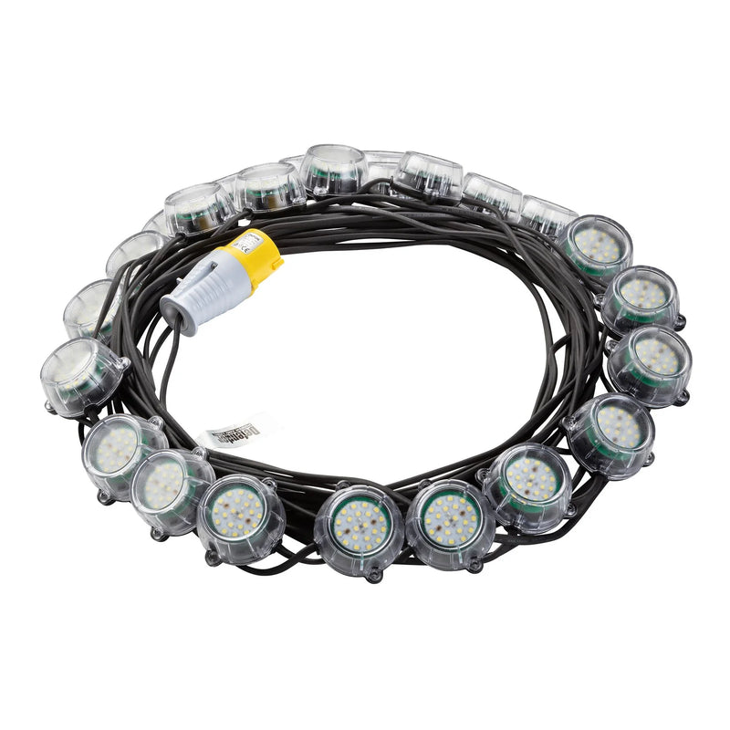 Defender Festoon String Lights E89355 120W 50m Heavy Duty