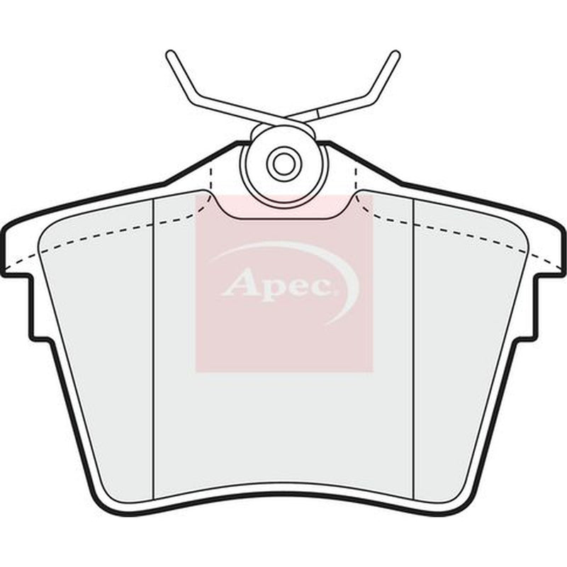Apec Rear Brake Pad Set PAD1426