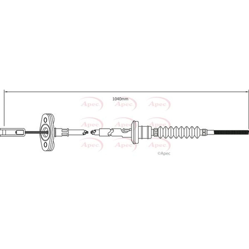 Apec Clutch Control Cable Pull CAB5001