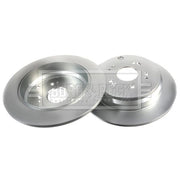 Borg & Beck 2 x Solid Rear Brake Discs BBD4610