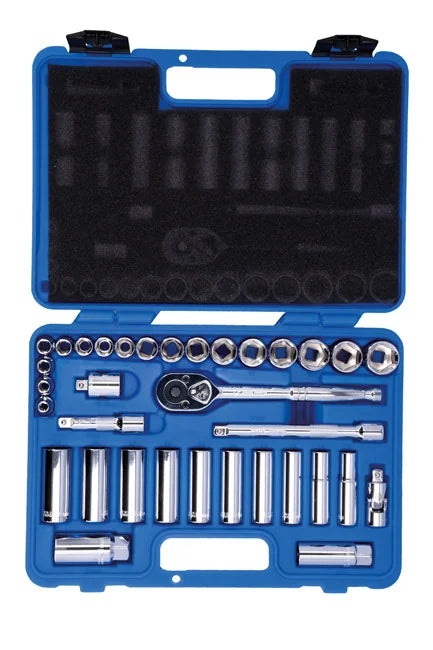 Laser Tools Socket Set 3/8"D 34pc - PL