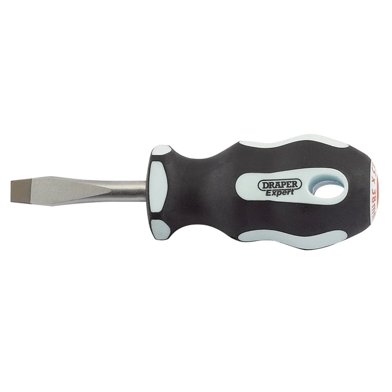 Draper Expert Soft Grip Screwdriver, Plain Slot, Multi-Length Variations