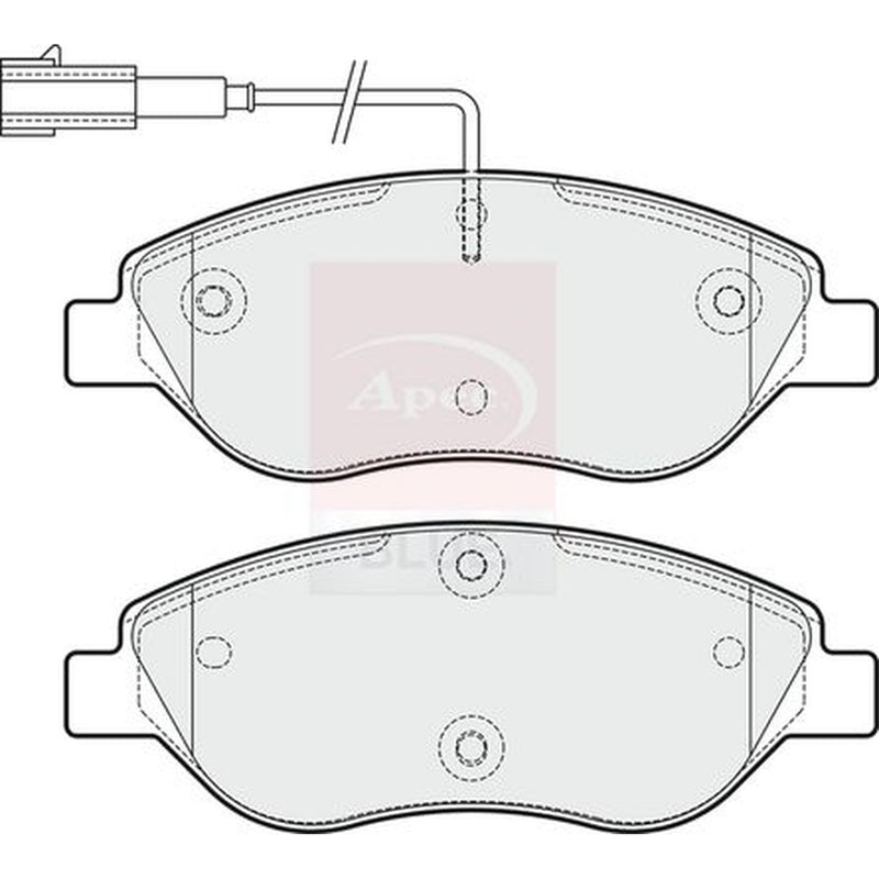 Apec Front Brake Pad Set PD3555