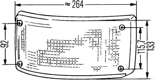 Hella 2BA 005 603-007 Direction Indicator