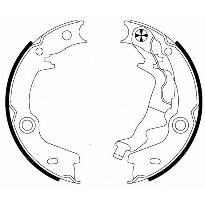 Mintex Parking Brake Shoe Set MFR656