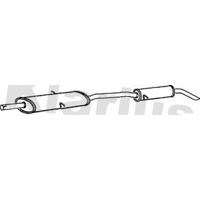 Klarius Box With Tail Pipe Rear CH56H