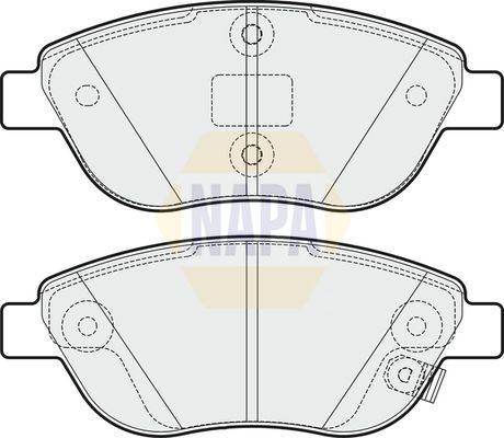 NAPA Front Brake Pad Set