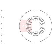 Apec 2 x Vented Front Brake Discs DSK2405