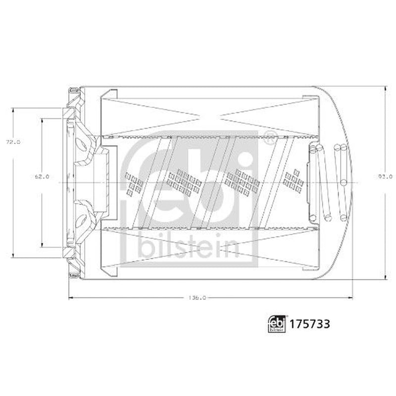 Febi Coolant Filter Cartridge 175733