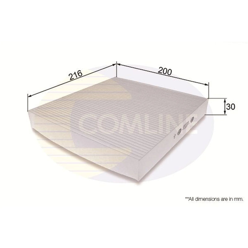 Comline Cabin Air Filter (Pollen Filter) EKF264