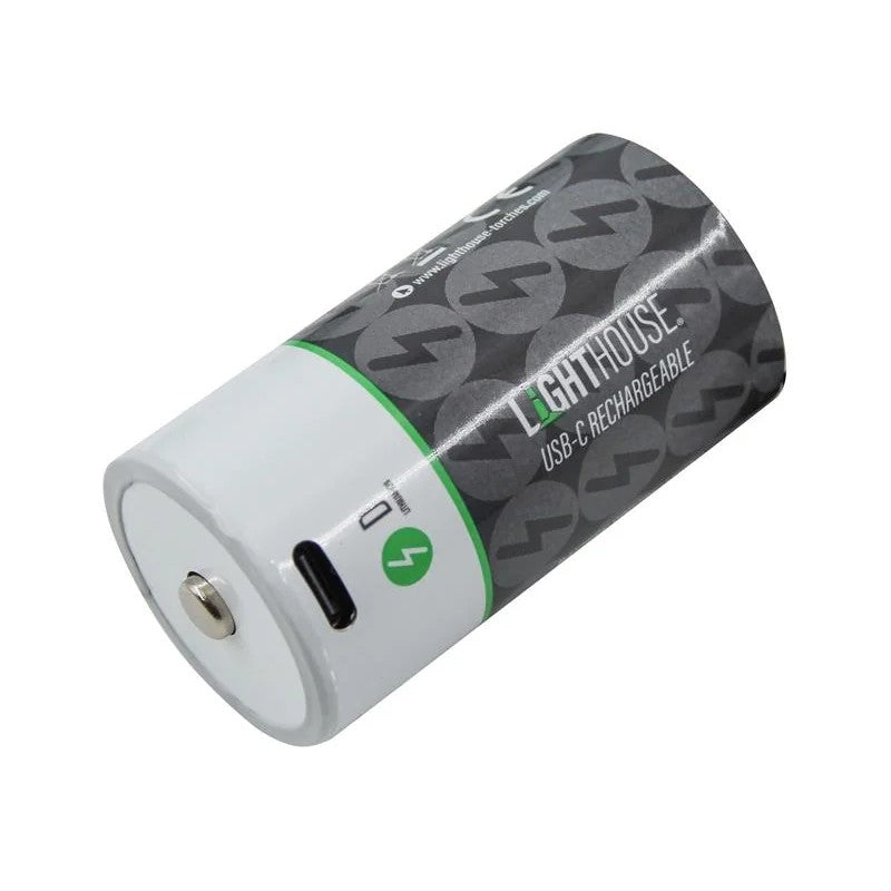 Lighthouse D USB-C Rechargeable Battery Li-ion Pack of 2 - L/HBATUSBD