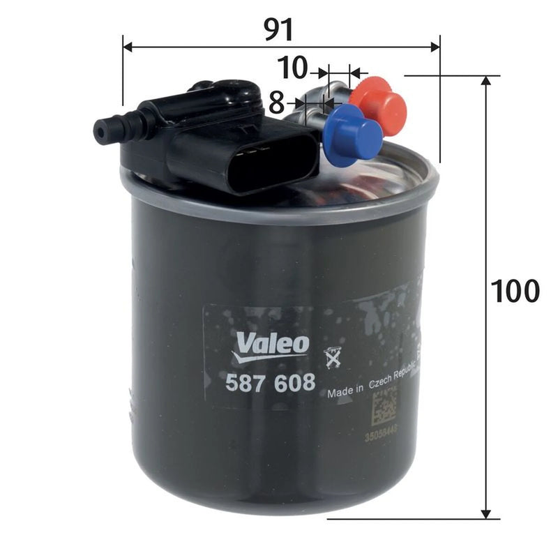 Valeo Fuel Filter Element 587608