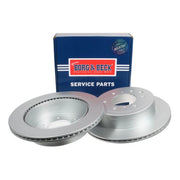 Borg & Beck 2 x Vented Rear Brake Discs BBD4755