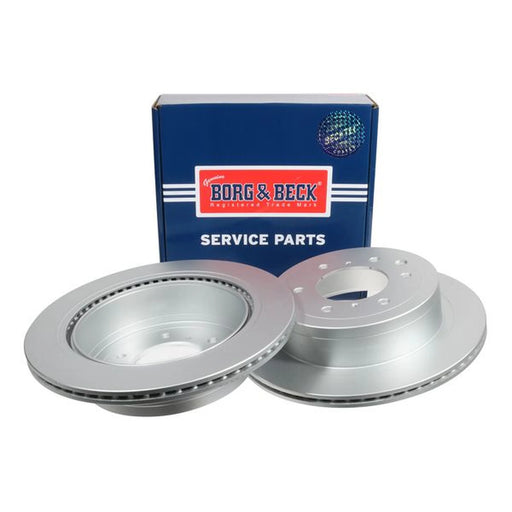 Borg & Beck 2 x Vented Rear Brake Discs BBD4755