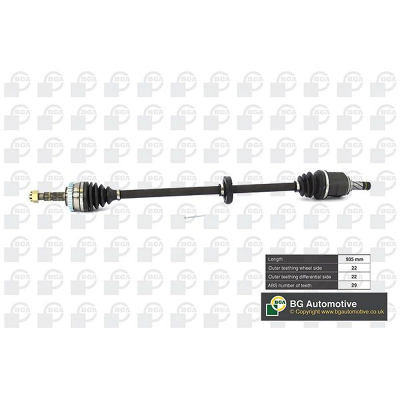 BGA CV Drive Shaft Driveshaft Front Right DS9500RA