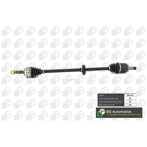 BGA CV Drive Shaft Driveshaft Front Right DS9500RA