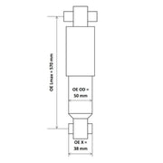 KYB Shock Absorber Damper Strut Rear 6417501