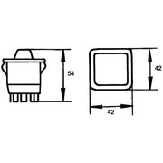 Hella Electrical Switch 6GM 500 212-012