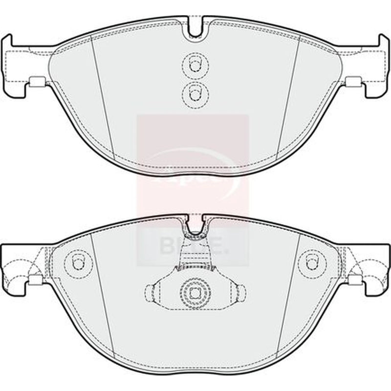 Apec Front Brake Pad Set PD3698