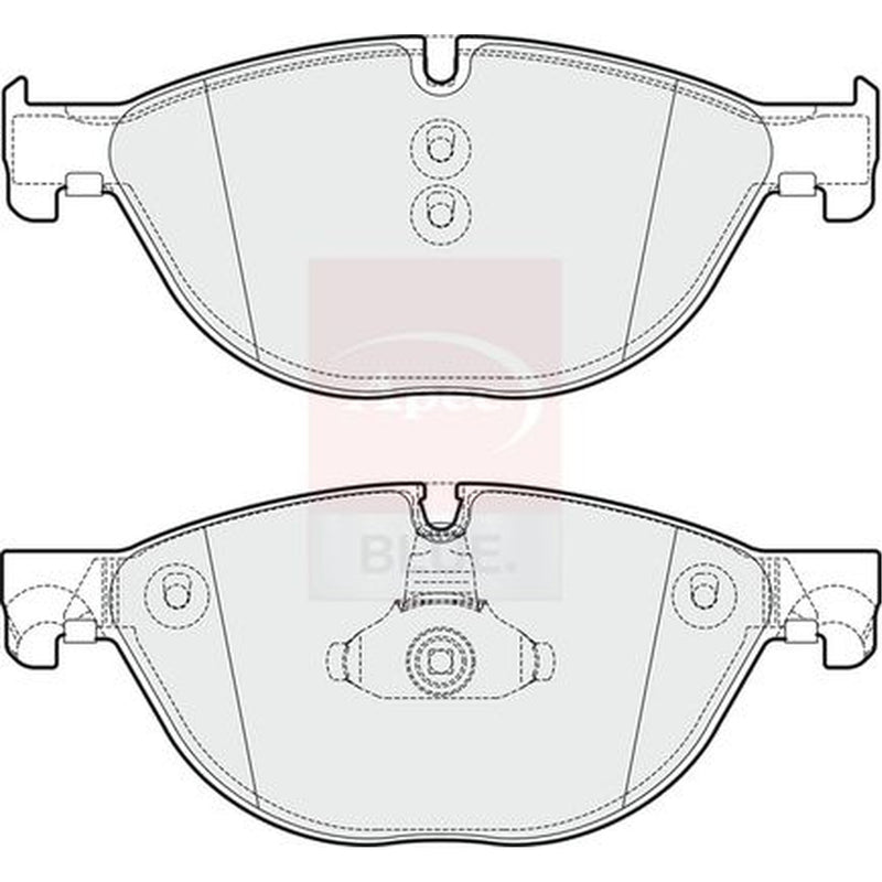Apec Front Brake Pad Set PD3698