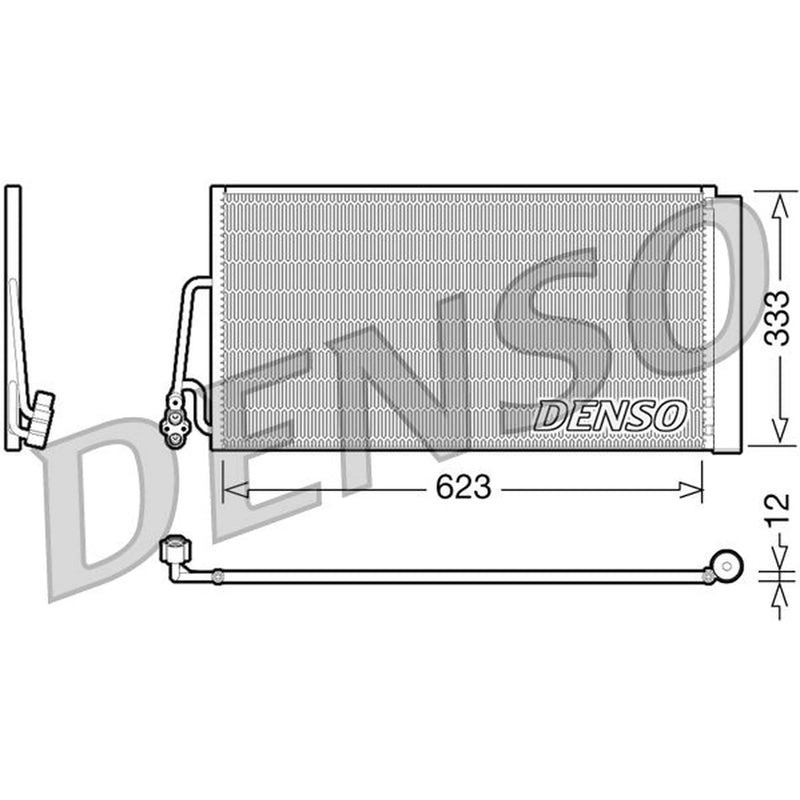 Denso Air Conditioning Condenser DCN05102