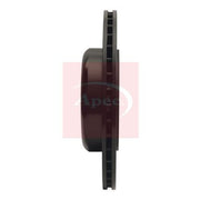 Apec 2 x Vented Rear Brake Discs DSK3065