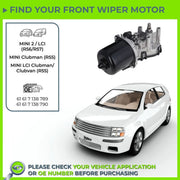 Valeo Front/Rear Wiper Motor Front 582712