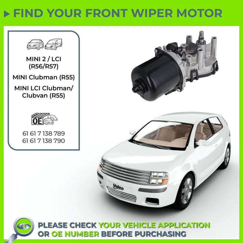 Valeo Front/Rear Wiper Motor Front 582712