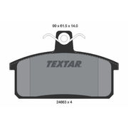 Textar Front Brake Pad Set 2466301