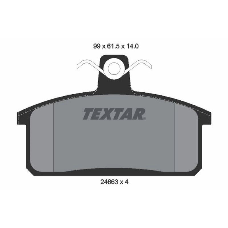 Textar Front Brake Pad Set 2466301