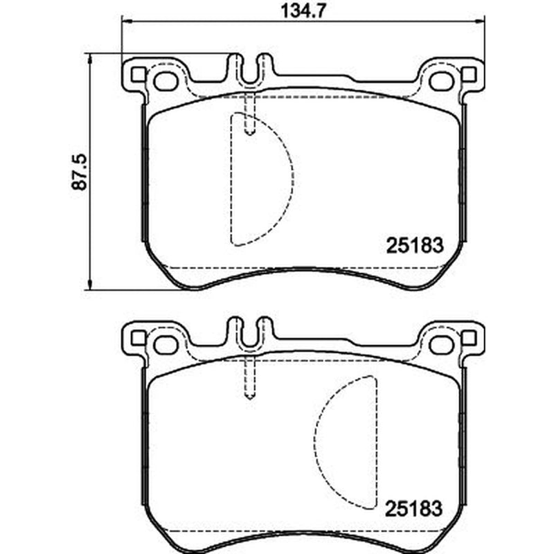 Mintex Front Brake Pad Set MDB3288