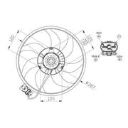 NRF Engine Cooling Fan 47914