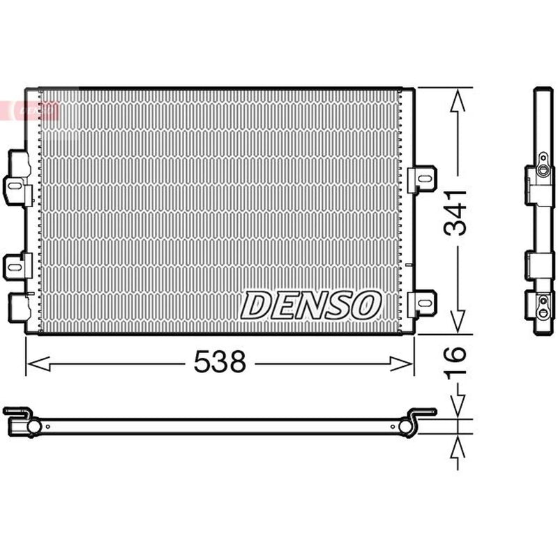 Denso Air Conditioning Condenser DCN23028