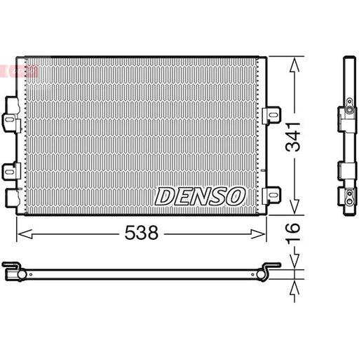 Denso Air Conditioning Condenser DCN23028