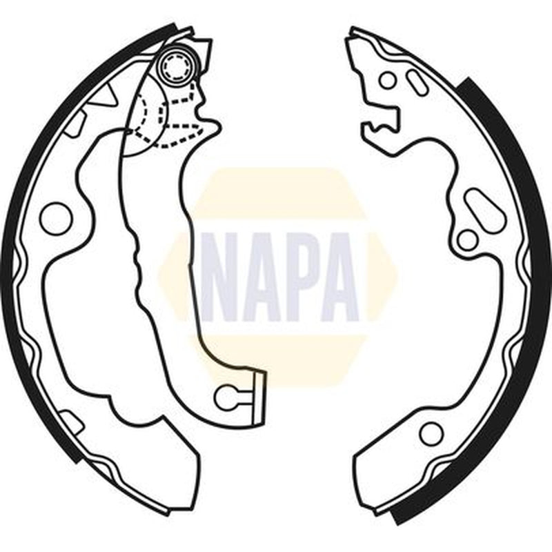 NAPA Brake Shoe Set Axle Kit NBS1035